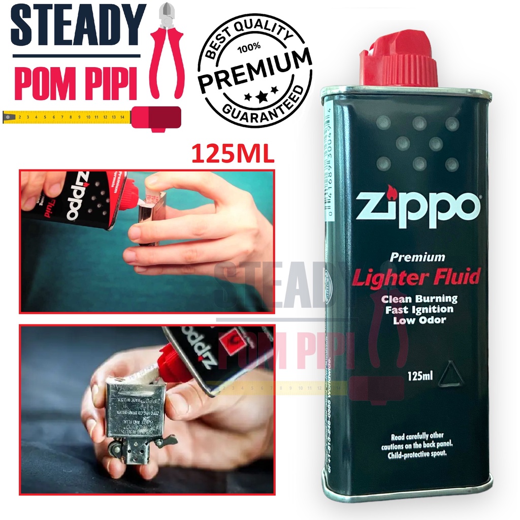 MINYAK ZIPPO 125ML ZIPPO OIL REFILLABLE ORIGINAL USA ZIPPO PREMIUM