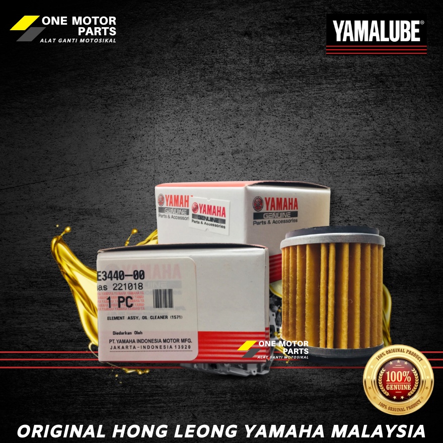 Original Yamaha Genuine Parts Motor Scooter Oil Filter Penapis Minyak