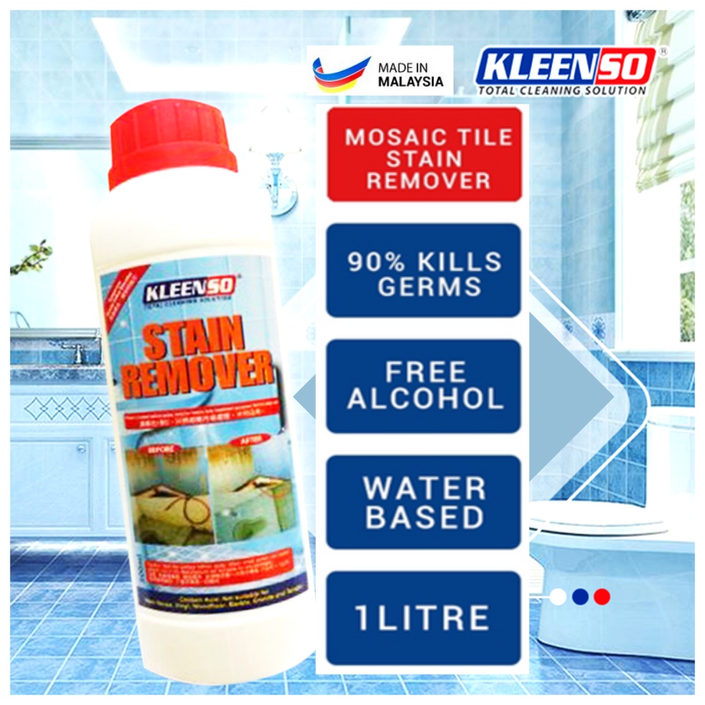 Kleenso Concentrated Stain Remover Litre Pembersih Mozek Tandas