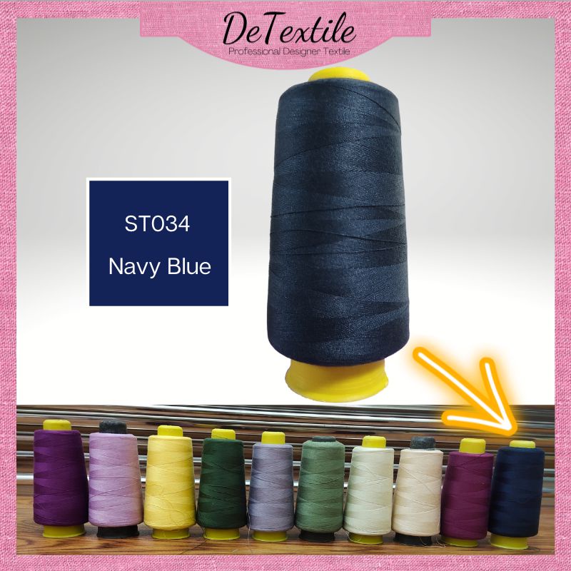 Detextile Yard Per Roll S High Speed Sewing Thread Benang