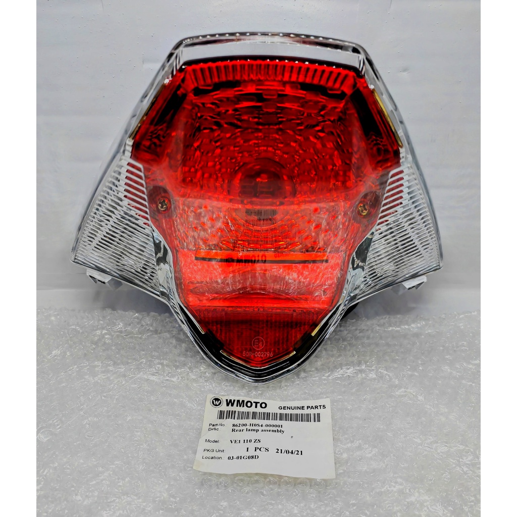 WMOTO VE1 REAR LAMP ASSEMBLY TAIL LAMP TAIL LIGHT LAMPU BELAKANG 100