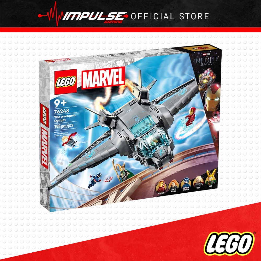 Lego Marvel Super Heroes The Avengers Quinjet Shopee Malaysia