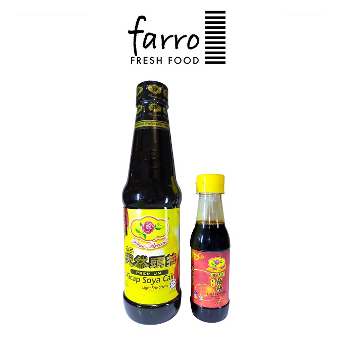 Rose Brand Light Soy Sauce Ml Free Gift Ml Halal Kicap Soya