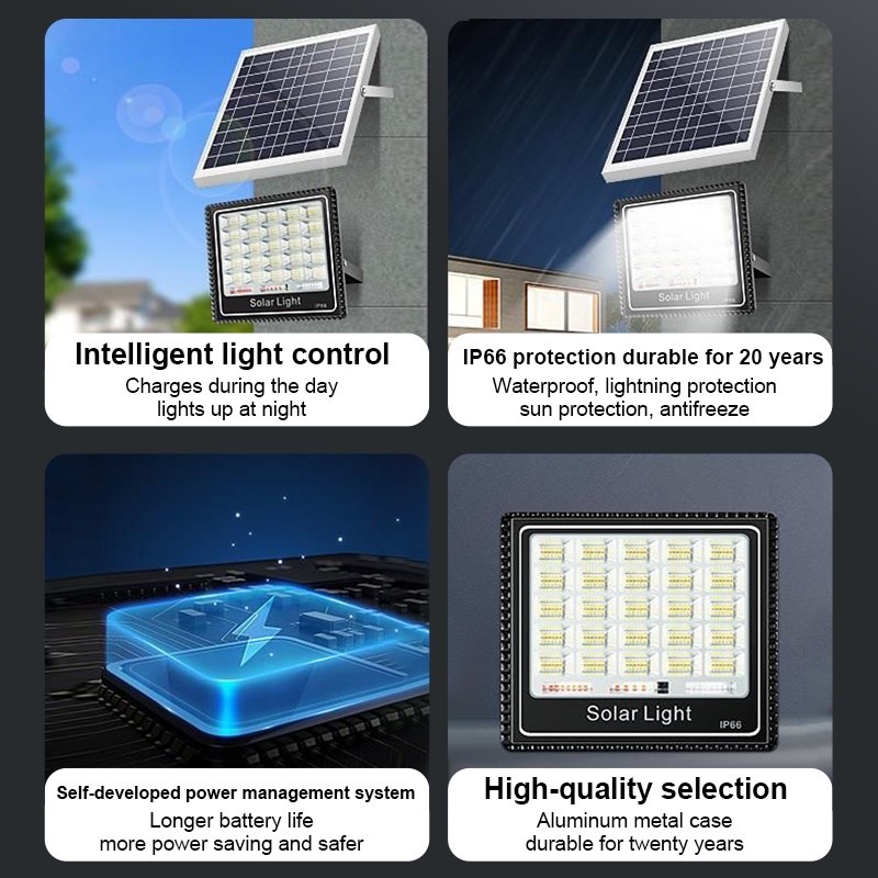 Solar Light Outdoor Lighting 500W Solar Spotlight Lampu Solar IP67