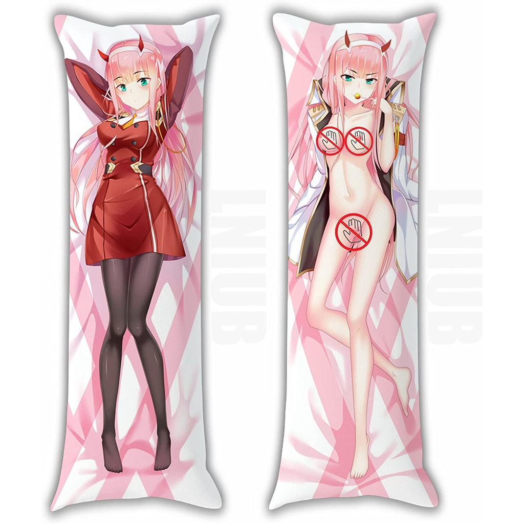 Darling In The Franxx Pillowcase Cute Zero Two Hugging Body