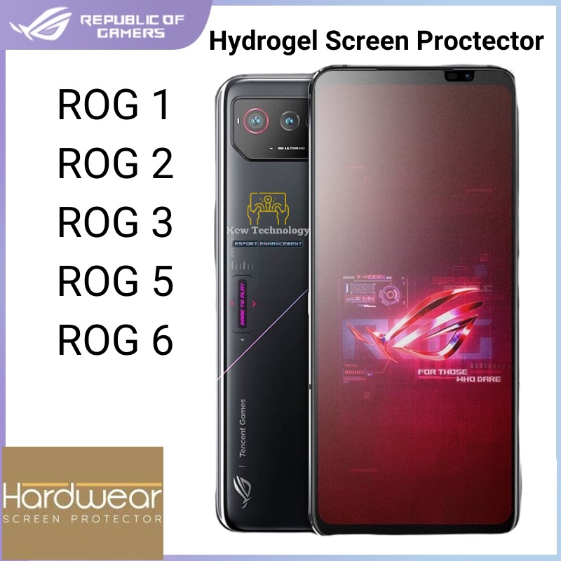 Asus Rog Phone Hardwear Hydrogel Screen Protector Clear Matte