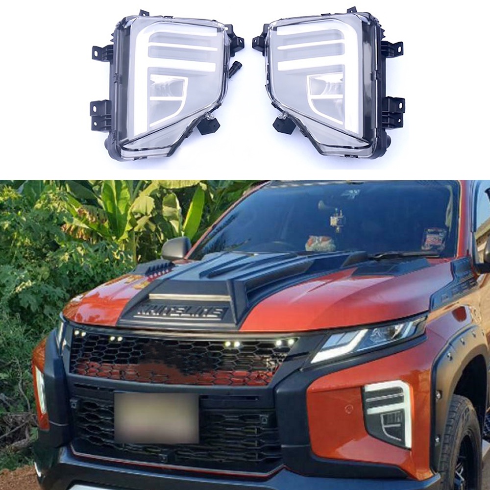 Auto Parts Body Kit Replacement Led Drl Daytime Running Light Fog Lamp