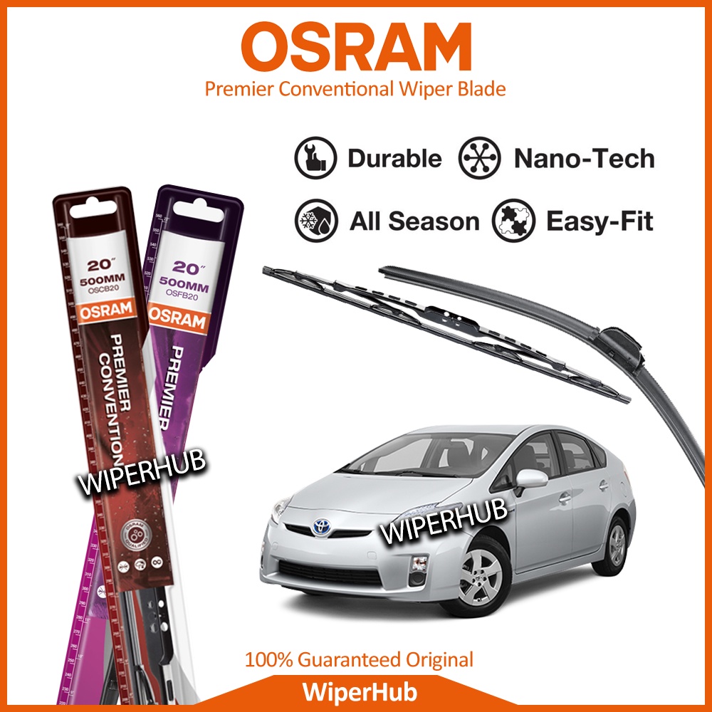 Osram Toyota Prius Premier Conventional Flat Wiper Blade