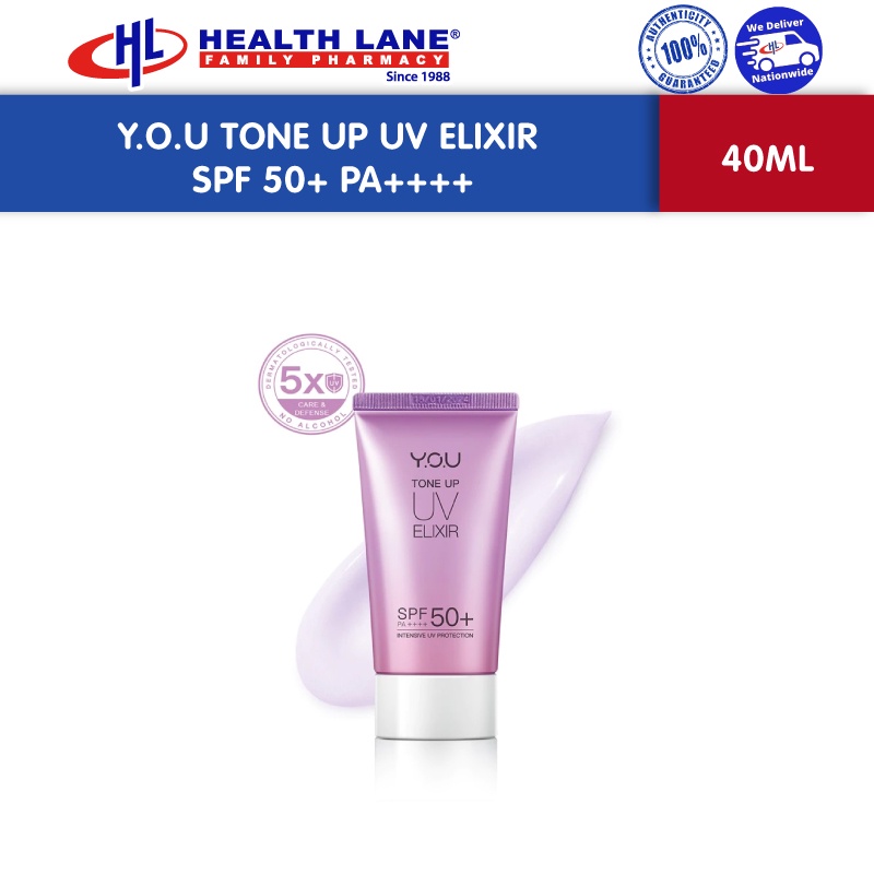 Y O U TONE UP UV ELIXIR SPF 50 PA 40ML Shopee Malaysia