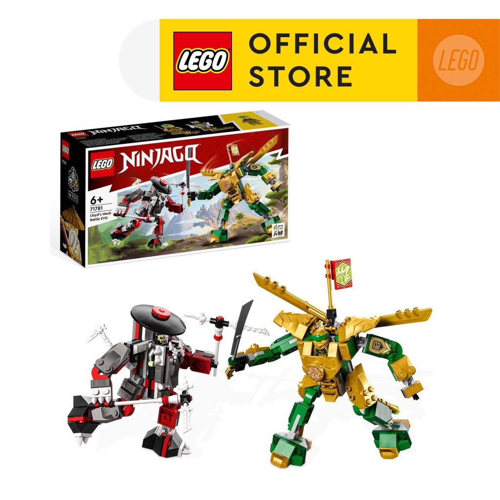 Lego Ninjago Lloyds Mech Battle Evo Building Toy Set Pcs