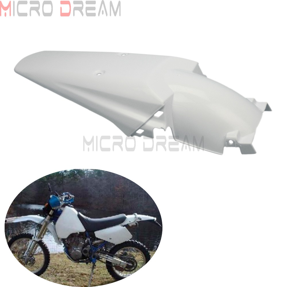 White Rear Fenders For Honda CRF XR 250 400 R Universal Motorcycle