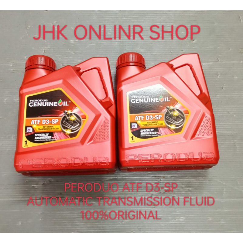 PERODUA ATF D3 SP AUTOMATIC TRANSMISSION FLUID 1L 100 ORIGINAL 9004M