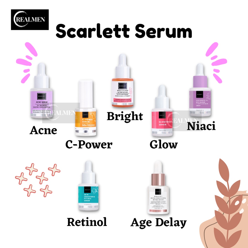 Scarlett WHITENING SERUM BRIGHTLY EVER AFTER SCARLET ACNE SERUM