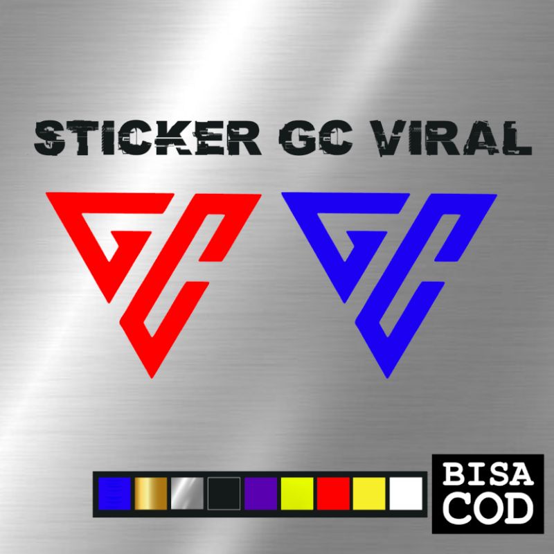 Cutting Sticker Gc Viral Motor Shopee Malaysia