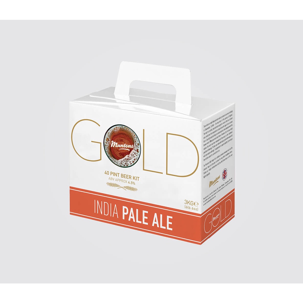 Gold Range India Pale Ale By Muntons Malt Extract Kit Free Delivery