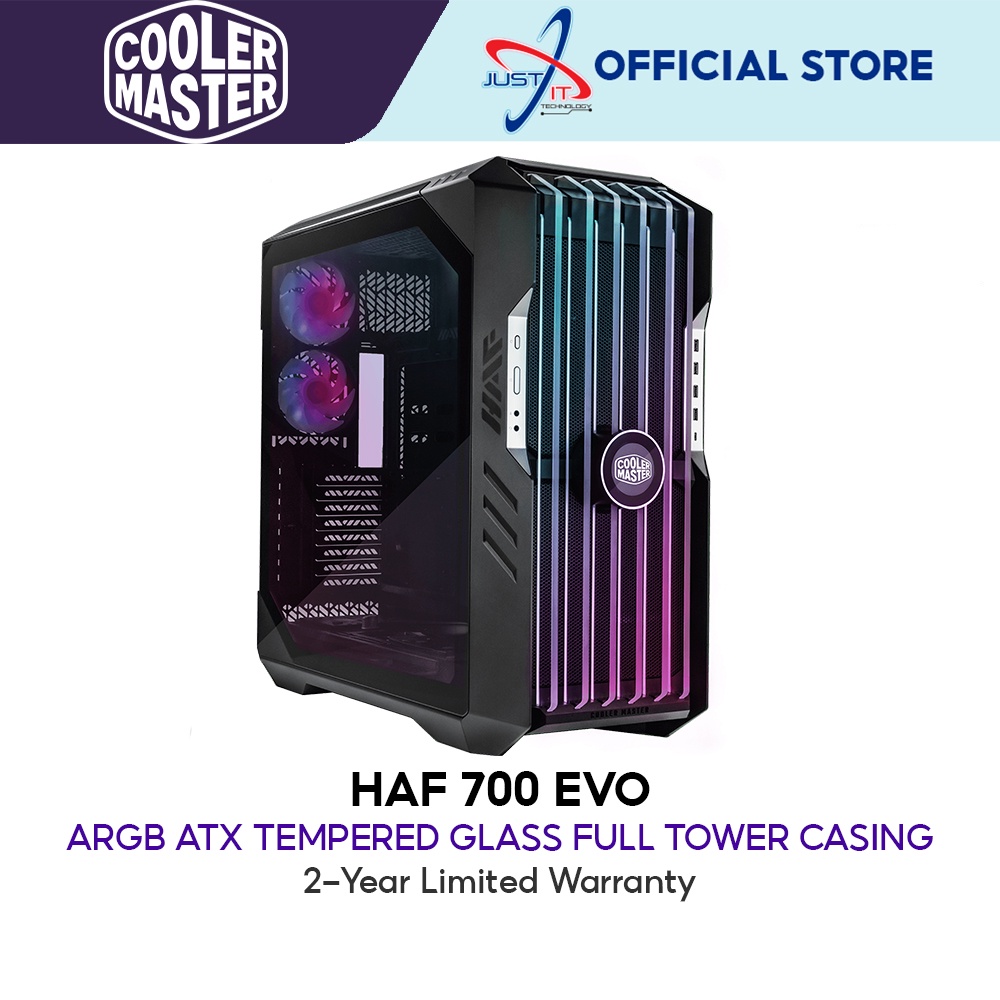 COOLER MASTER HAF 700 EVO ARGB ATX TEMPERED GLASS FULL TOWER CASING