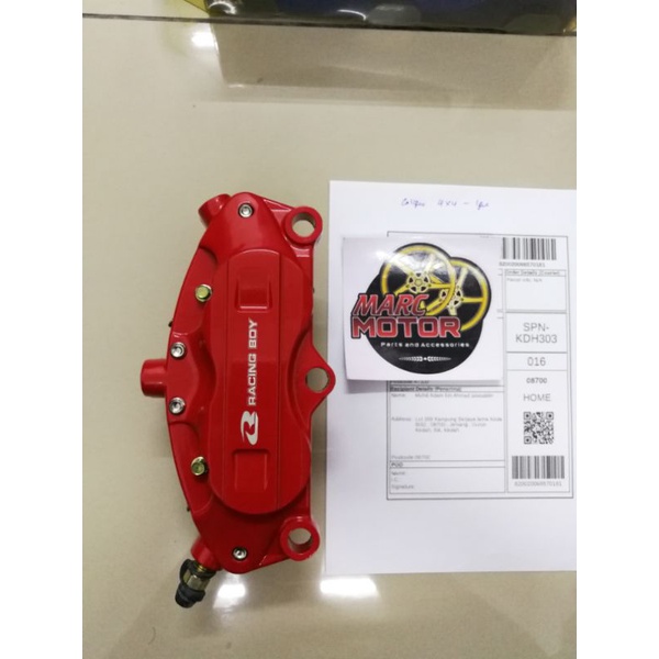 Rcb Racing Boy Motorcycle Brake Caliper X Piston Shopee Malaysia