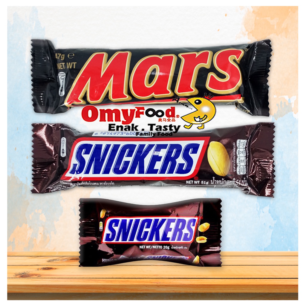 G G G Mars Snickers Chocolate Omyfood Shopee Malaysia