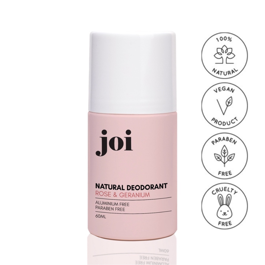 JOI ROSE GERANIUM NATURAL DEODORANT 60ML Shopee Malaysia