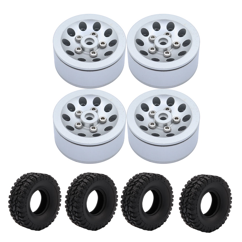 Mn Metal Beadlock Wheel Hub Rims With Tires For Wpl C C B