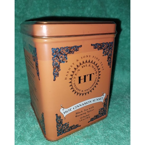 Harney Sons Fine Tea Hot Cinnamon Sunset Tea Sachets Black Tea