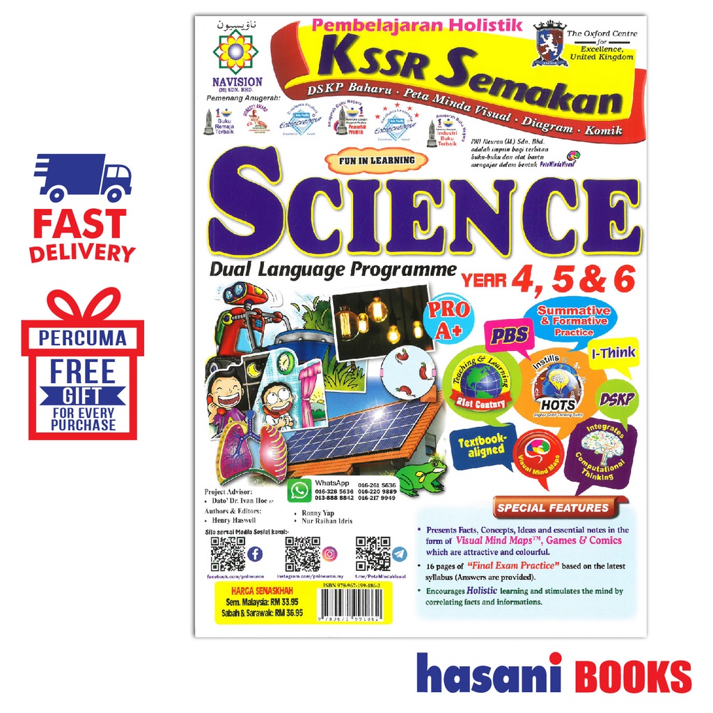 Hasani PNI Neuron Pembelajaran Holistik KSSR Semakan Science DLP Year 4