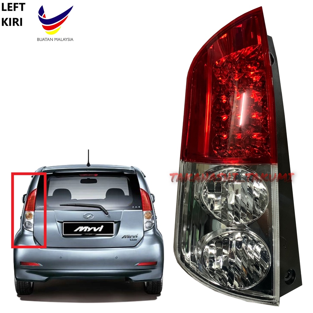 Perodua Myvi First Model Se Rear Left Kiri Tail Lamp Light