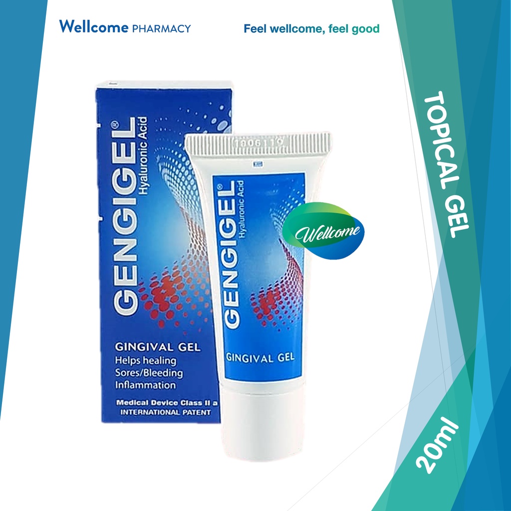 Gengigel Hyaluronic Acid Gingival Gel 20ml Shopee Malaysia