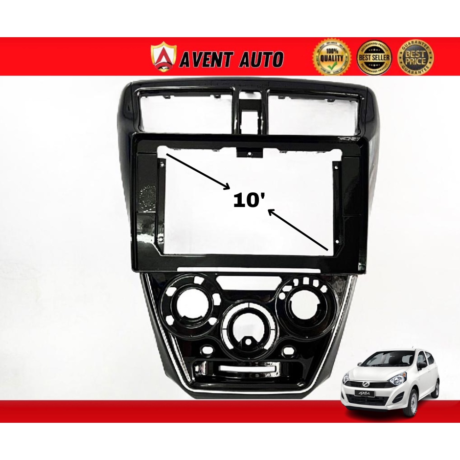 CASING ANDROID PLAYER PERODUA AXIA 10 INCH 9 INCH UV BLACK Shopee