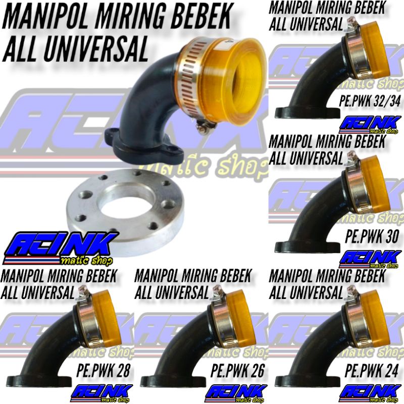 Intake Manipol Duck Tilt Pnp Carburetor Pwk Pwl Pe King Etc Size Pe 24