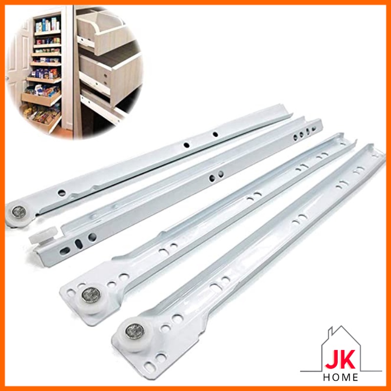 Jk Office Cabinet Drawer Normal White Sliders Slaid Laci Putih Biasa