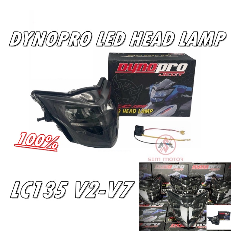 Dynopro Dyno Pro Yamaha Lc V V Led Projector Head Lamp Super