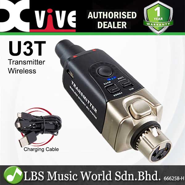 Xvive U3T Microphone Wireless Transmitter System For Dynamic Mic U3 T