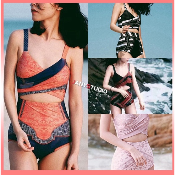 Sexy Suspender Swimsuit One Piece Swimsuit Bikini High Quality