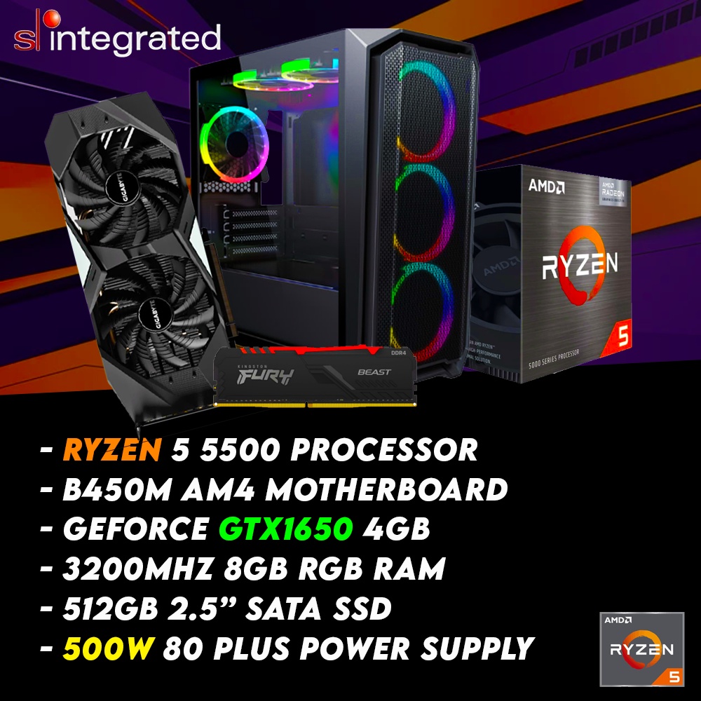 Gaming Pc Package With Gtx Ryzen Gb Ddr Gb Ssd