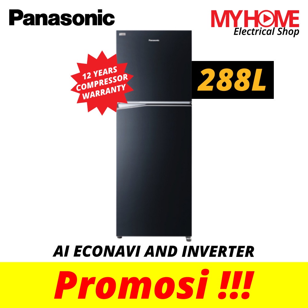 DELIVERY FOR KL SGR ONLY PANASONIC NR TV301BPKM 288L 2 DOOR