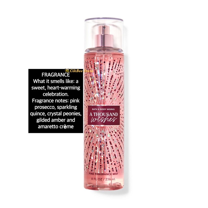 Bath Body Works A Thousand Wishes Body Mist Bbw Shopee Malaysia