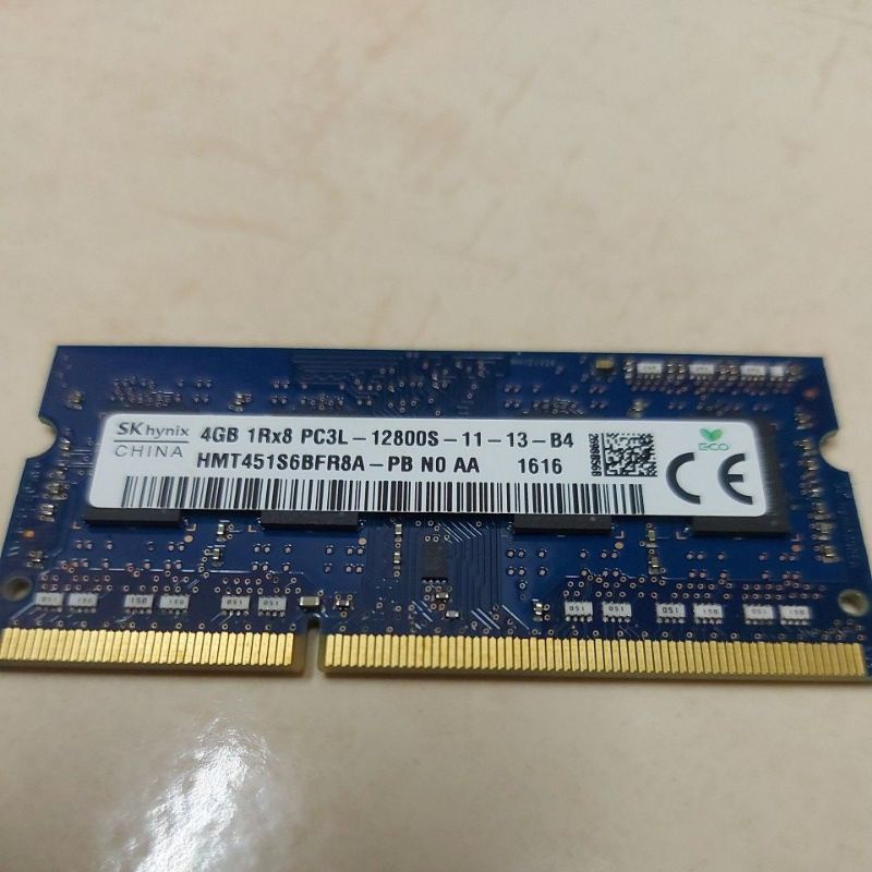 Original SK Hynix 4GB DDR3L SODIMM 1Rx8 PC3L 12800S 1600Mhz Notebook