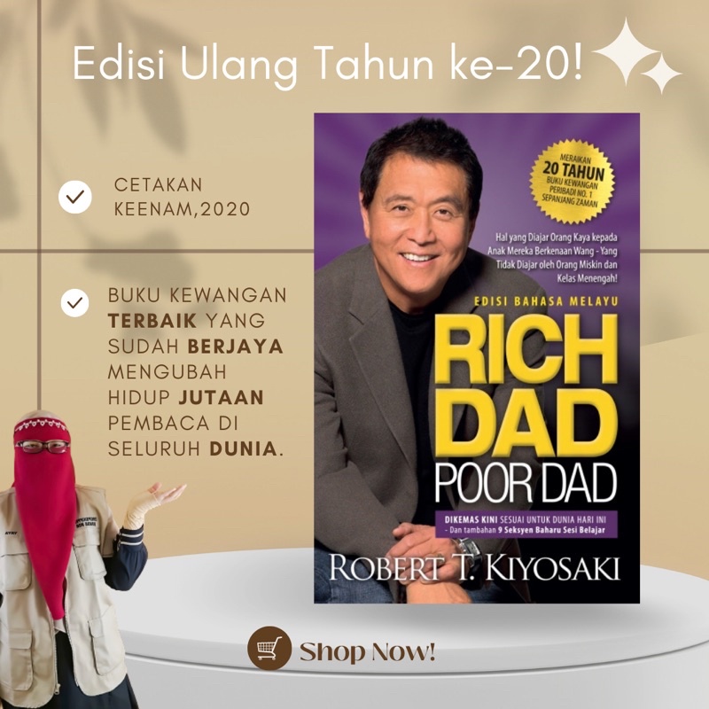 Buku Rich Dad Poor Dad Edisi Ulang Tahun Ke Robert T Kiyosaki