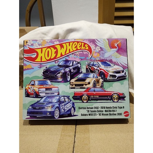 Hot Wheels 2022 JDM 6 Pack Ready Stock Datsun Honda Civic Toyota Celica