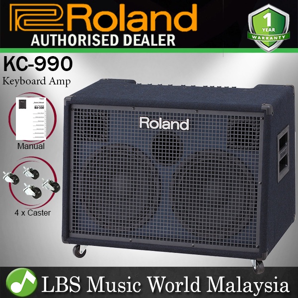 Roland KC 990 320W Stereo Mixing Keyboard Amplifier 4 Channel Speaker