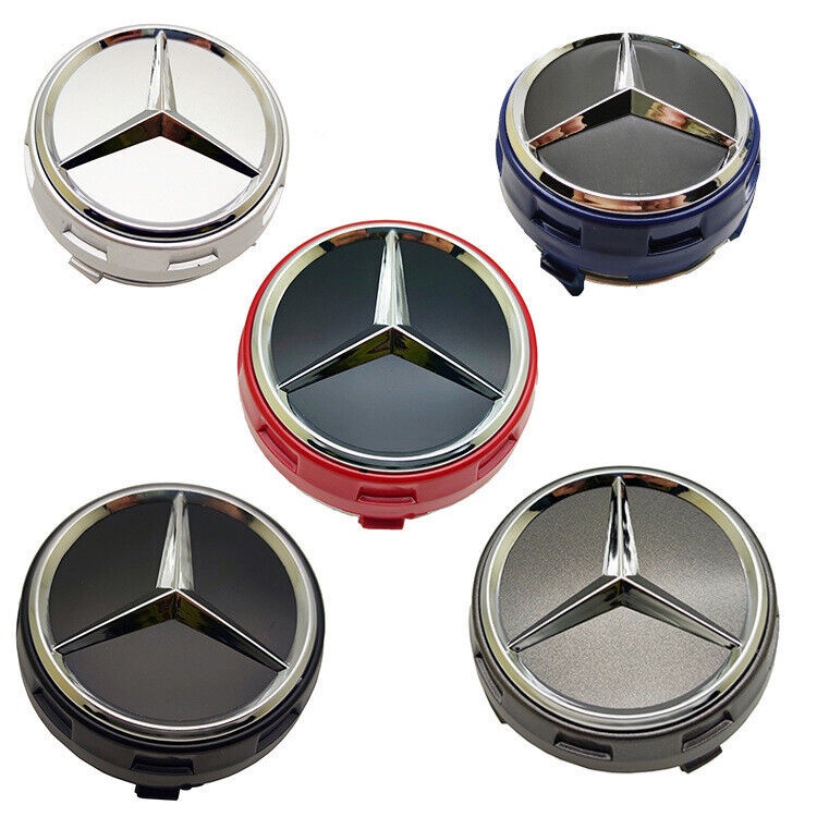 Pcs Mm Wheel Center Hub Caps Cover Logo Badge Emblem For Mercedes