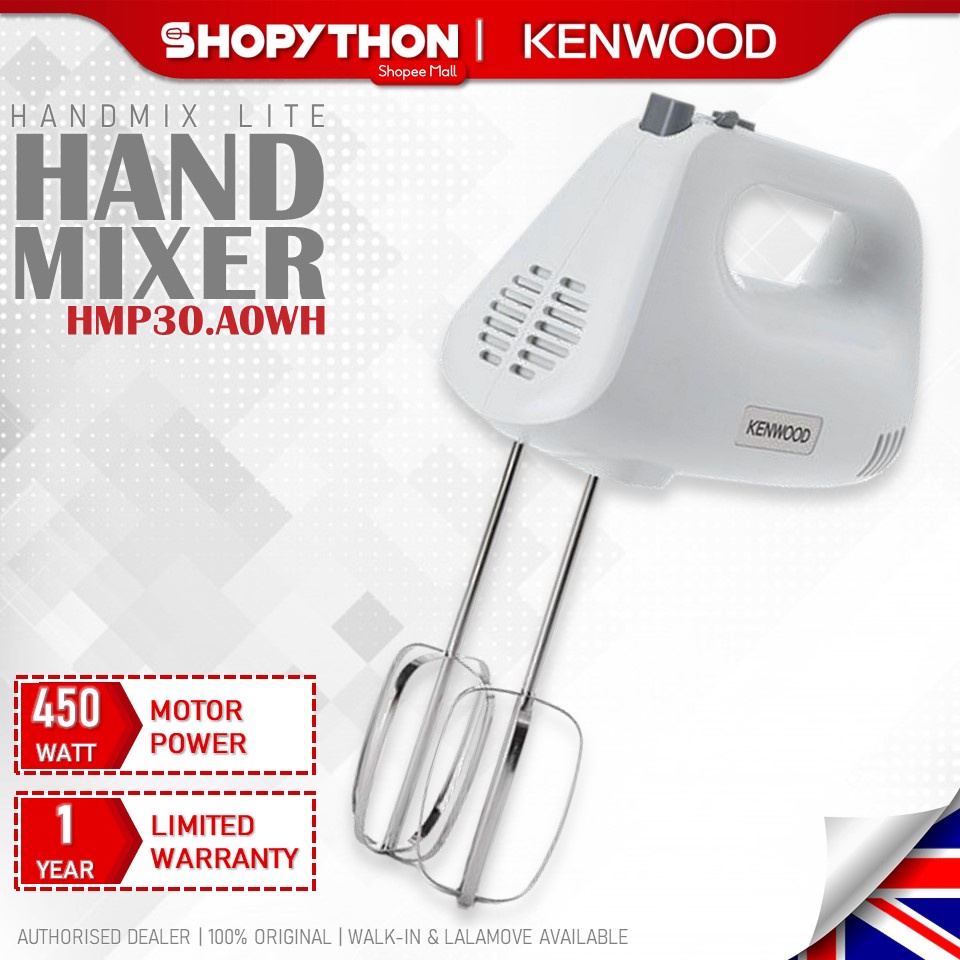 Kenwood Handmix Lite Hmp A Wh White W Speed Hand Mixer