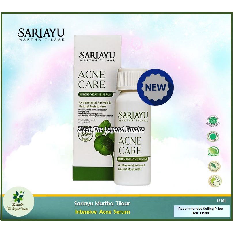 Sariayu Intensive Acne Care Serum 12ml Shopee Malaysia