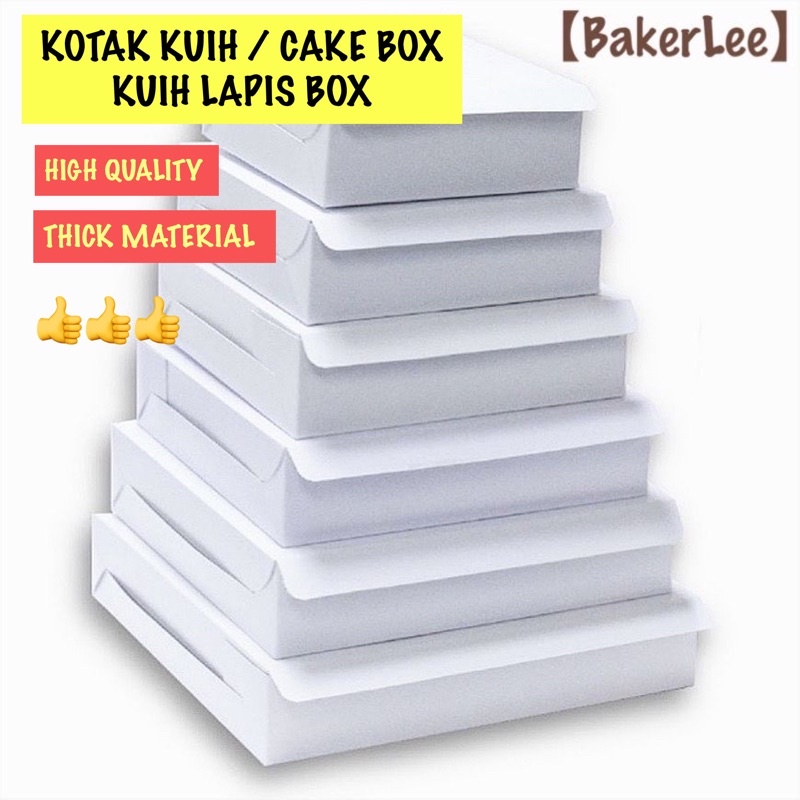 CAKE BOX FOLDING BOX KOTAK KUIH LAPIS KOTAK KUIH TALAM 6 8 10