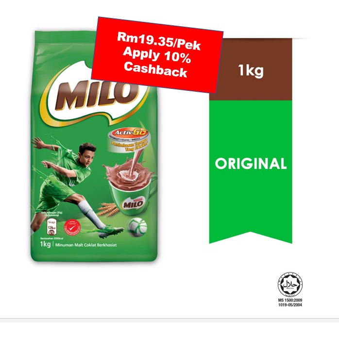 Milo Activ Go Softpack 1kg Shopee Malaysia