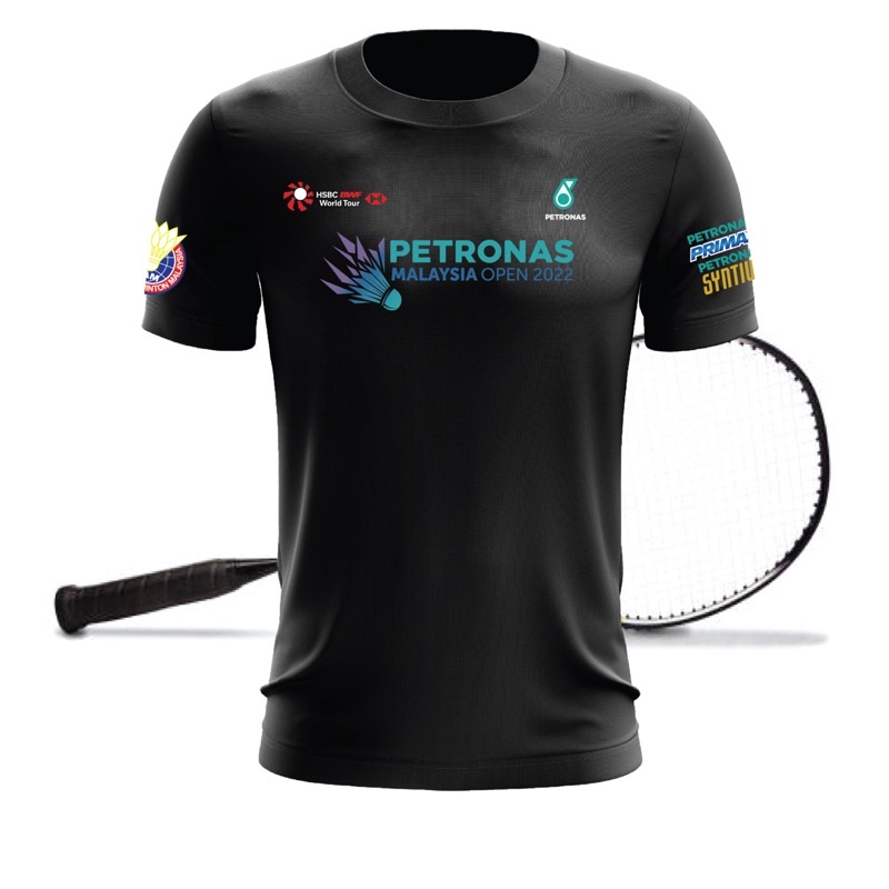 Petronas Hsbc Badminton Open Dry Fit Microfiber Jersey Outdoor Shirt