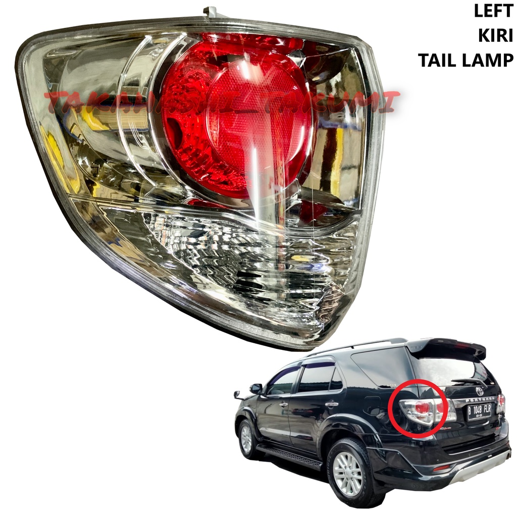 Toyota Fortuner First Model Facelift Rear Left Kiri Tail Lamp