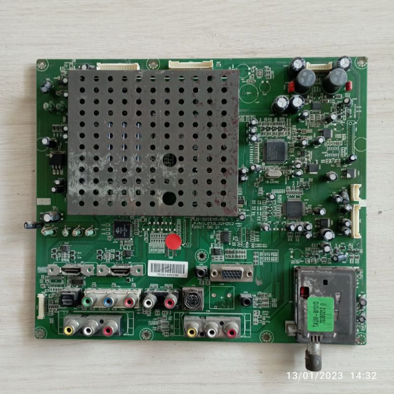 MESIN Mb Mobo Mainboard Module And Psu Power Supply Regulator Tv