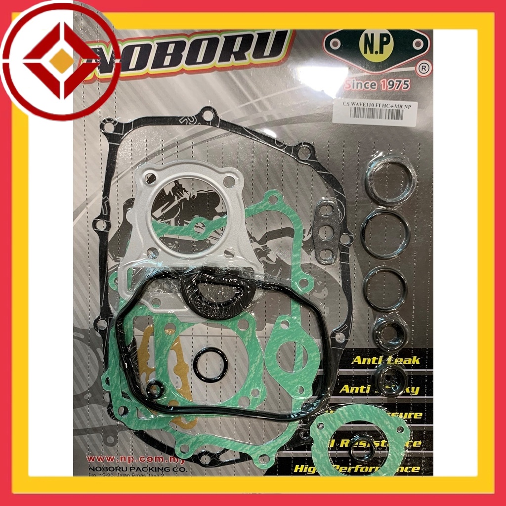 HONDA W110 FI NOBORU GASKET COMPLETE STANDARD OVERHAUL GASKET COMPLETE